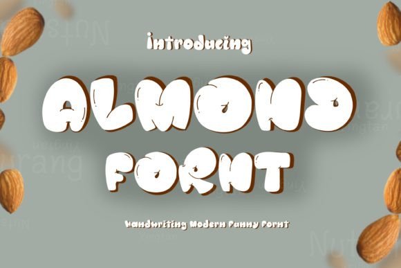 Almond Fornt: A Playful Display Font for Joyful Digital Experiences