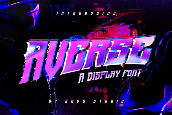 Averse: A Display Font That Commands Attention