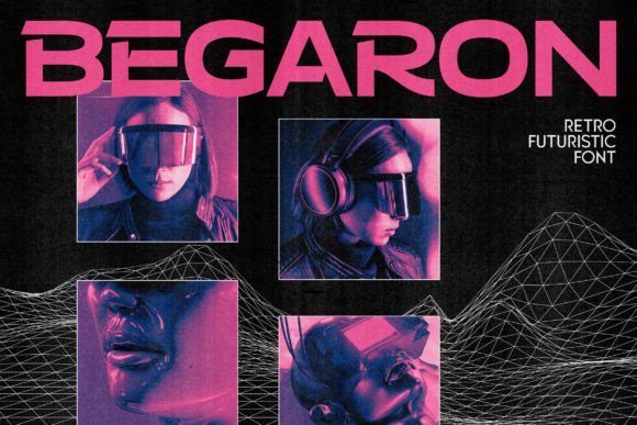 Begaron: A Futuristic Display Font That Actually Works in Real Branding