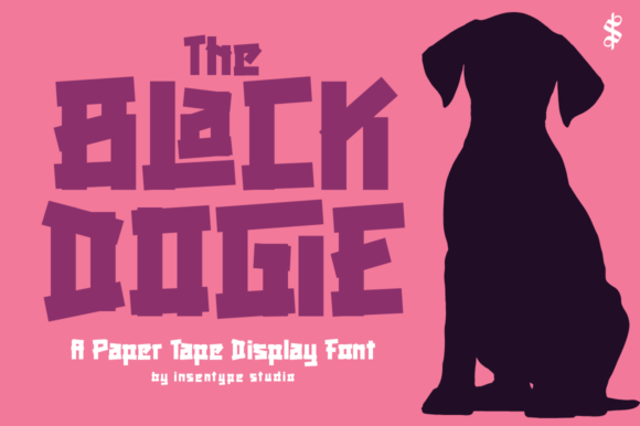 Black Dogie: A Warm, Organic Display Font for Digital Branding