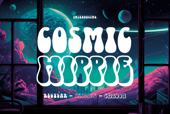 Cosmic Hippie: A Display Font That Feels Like Homegrown Magic