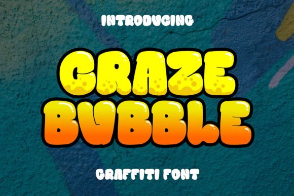 Craze Bubble: A Bold, Urban Display Font for Handmade Makers