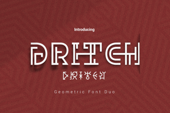 Dritch: A Mystical Display Font That Elevates Digital Branding