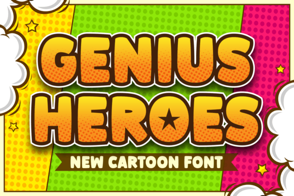 Genius Heroes: A Display Font That Commands Attention