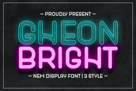 Gheon Bright: A Playful Display Font That Lifts Digital Branding