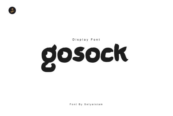 Gosock: A Handwritten Display Font for Digital Branding