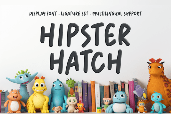 Hipster Hatch: A Playful Display Font for Kid-Focused Campaigns
