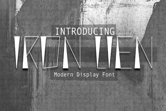 Iron Lien: A Strong, Modern Display Font for Small Business Branding