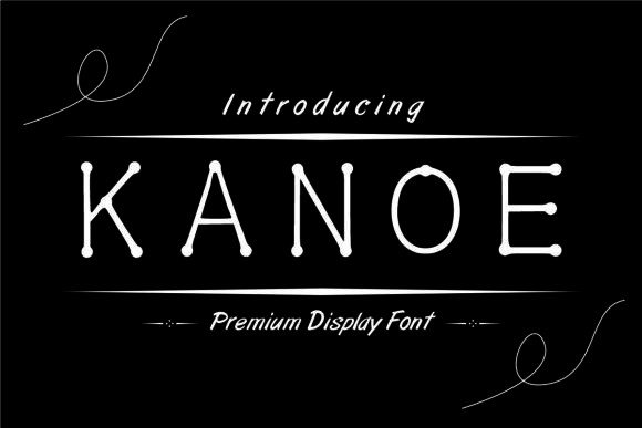 Kanoe: A Bold Display Font That Elevates Real Small Business Branding