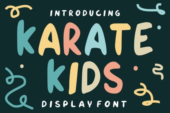 Karate Kids: A Playful Display Font for Digital Branding