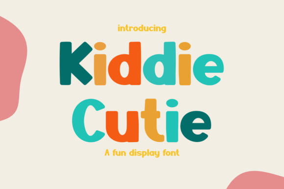 Kiddie Cuttie: A Playful Display Font for Editorial Charm