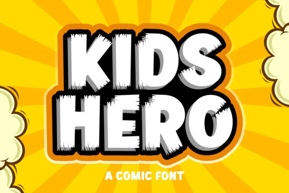 Kids Hero: A Playful Display Font for Handmade Joy