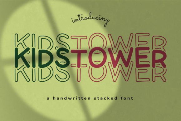 Kids Tower: A Playful Display Font That Delivers Personality
