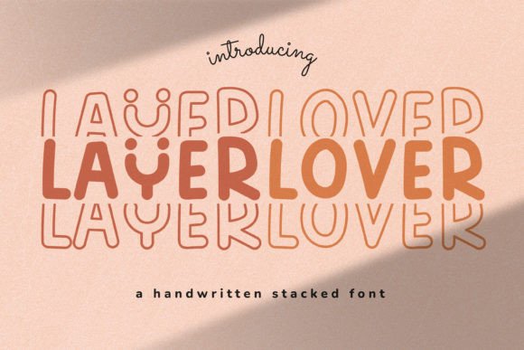 Layerlover: A Display Font That Stands Out in Fast-Scrolling Feeds