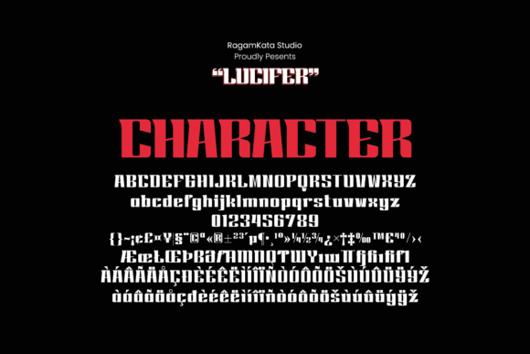 Lucifer: A Modern Display Font for Editorial Impact