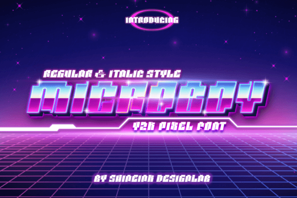 Microboy: A Display Font That Locks Into Gaming & Digital Campaigns