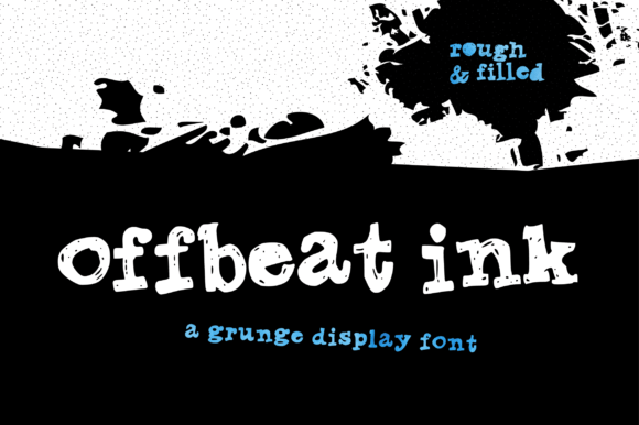 Offbeat Ink: A Handwritten Display Font for Expressive Web Design