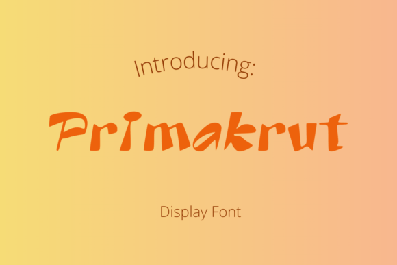 Primabrut: A Bold Display Font for Modern Web Design