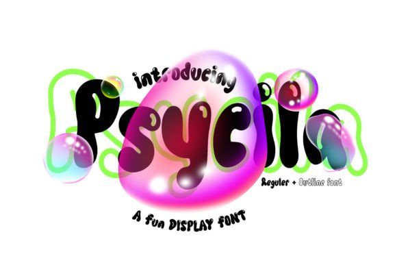 Psycila: A Display Font That Adds Psychedelic Charm to Your Brand