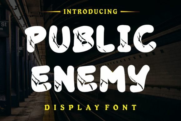 Public Enemy: A Bold Display Font Worth the Risk