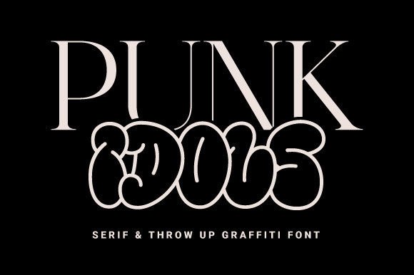 Punk Idols: A Bold Display Font for Scroll-Stopping Campaigns