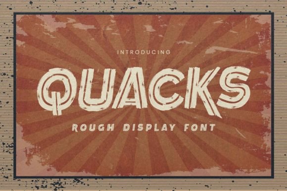 Quacks: A Display Font That Elevates Digital Branding