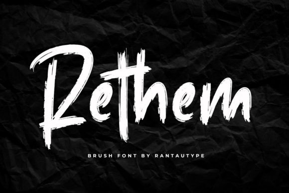Rethem: A Bold Display Font That Makes Your Brand Instantly Memorable