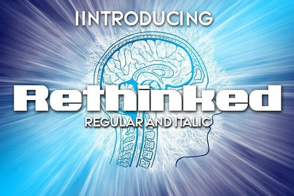 Rethinked: A Bold Display Font That Commands Attention Online