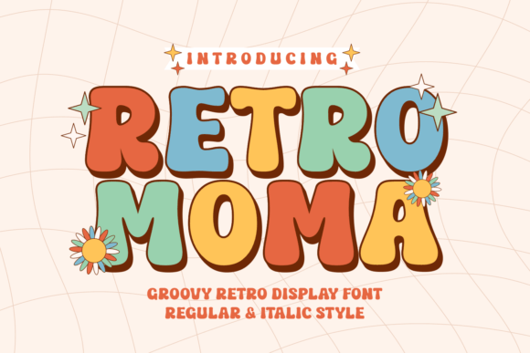 Retro Moma: A Playful Display Font for Digital Branding