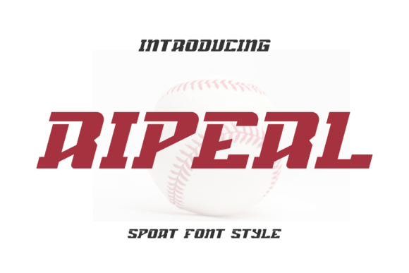 Riperl: A Bold, Authentic Display Font for Crafters & Makers