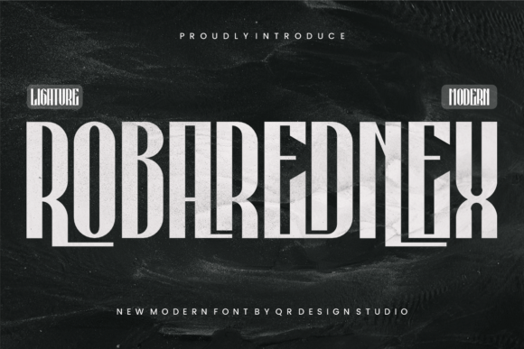 Robarednex: A Bold, Unapologetic Display Font