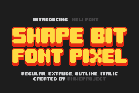 Shape Bit Font: Pixel-Perfect Branding for Small Businesses
