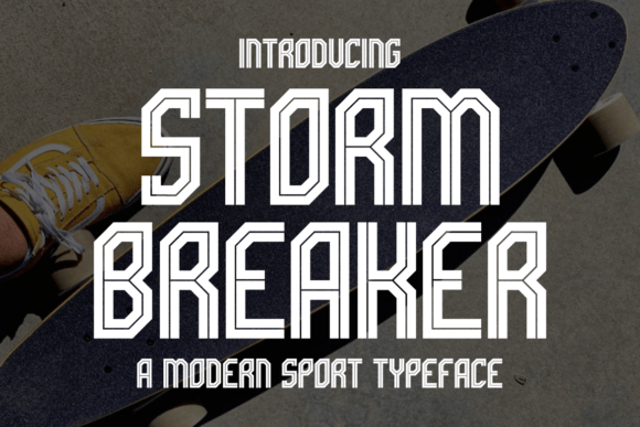 Storm Breaker: A Bold Display Font That Holds Up in Real Campaigns