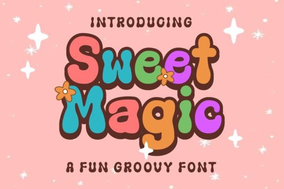 Sweet Magic: A Playful Retro Display Font for Makers