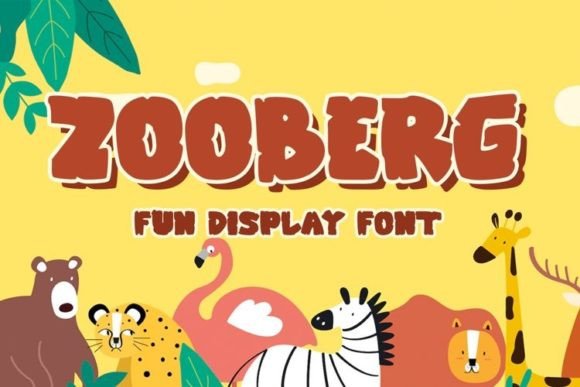 Zooberg: A Playful Display Font for Scroll-Stopping Campaigns
